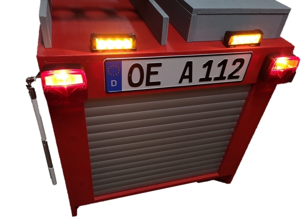 Bollerwagen "Feuerwehr-Version 3" inkl. Zubehör und Zapfanlage und Durchlaufkühlung